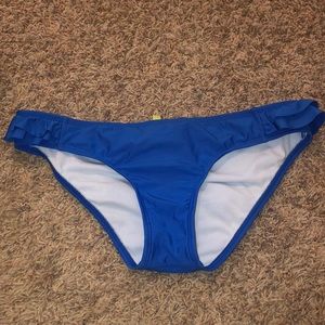 blue swimsuit bottoms